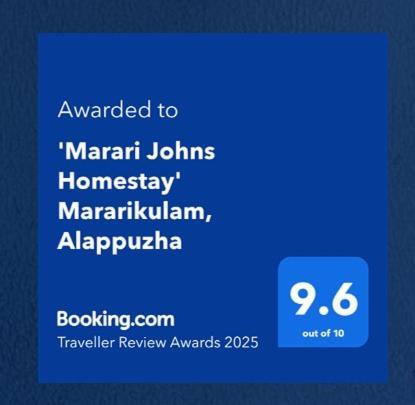 'Marari Johns Homestay' Mararikulam, Alappuzha Exterior foto